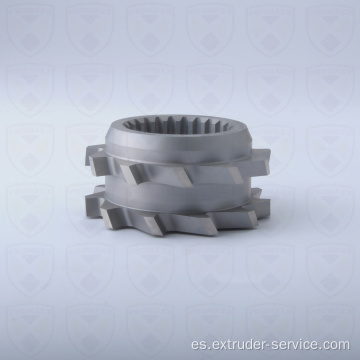 Tornillo y barril de extrusora de plástico de alto rendimiento